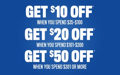 Up to $50 Off